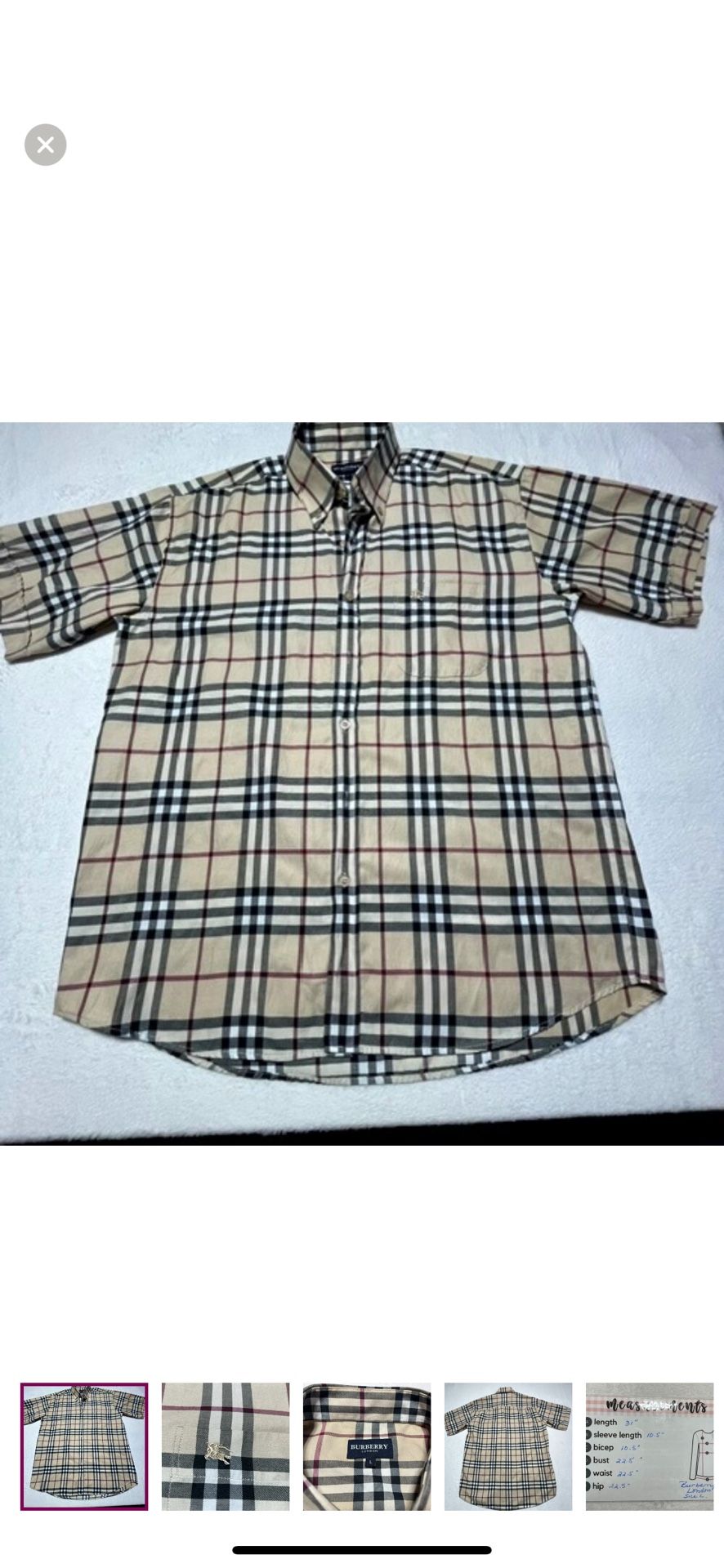 Burberry London Button-Down Shirt - Large