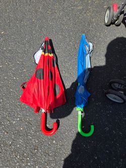 Toddler Stroller And Umbrellas
