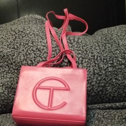 Tote Telfar Clemens Unisex - Bubblegum/Ballerina Pink with Dusk Bag