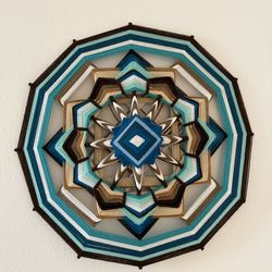Boho Wall Decor Large Yarn Woven Mandala Handmade Ojos De Dios