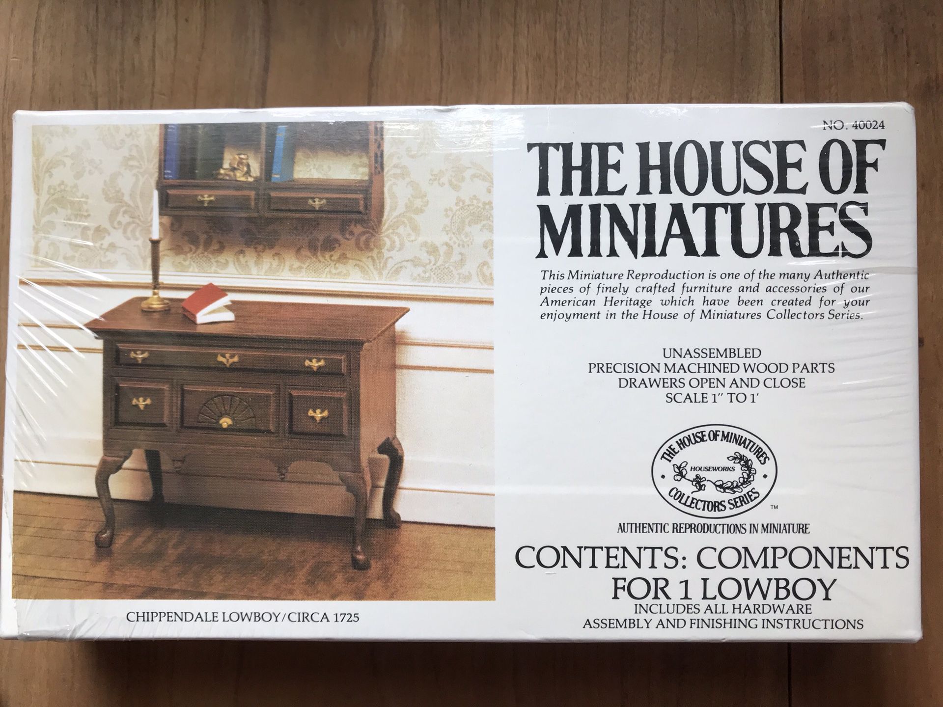 Dollhouse miniature lowboy by House of Miniatures