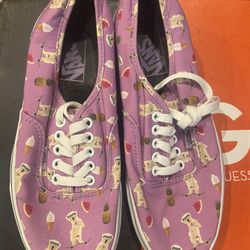 Girls Van Tennis Shoes Size 8