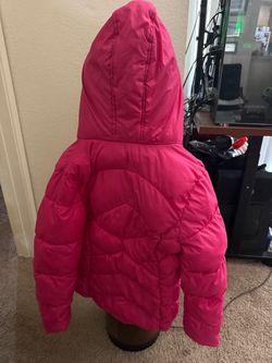 Girls pink winter jacket
