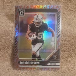 2024 DONRUSS OPTIC #102 JAKOBI MEYERS 100 PARALLEL NFL FOOTBALL CARD WR LAS VEGAS RAIDERS