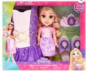 Disney Princess Rapunzel Doll with Dress & Accessories
