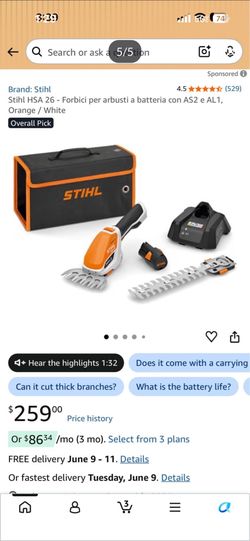 Stihl trimmer New