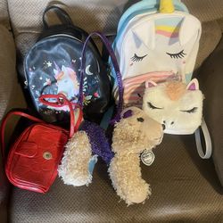 Girls Backpack Purses And Handbags. 