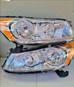 08-12 Honda Accord Headlights Luces Micas Calaveras Faros Faroles Headlamps