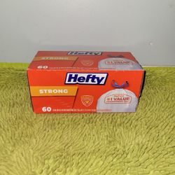 Hefty Strong 60 Trash Bags 13 Gallons 