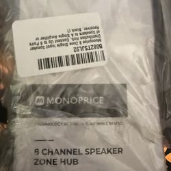 NEW Monoprice 8-Zone Speaker Distribution Hub / Speaker Splitter