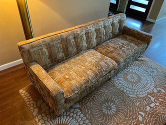 Long MCM sofa vintage
