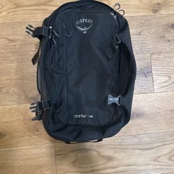 Osprey Travel Backpack, Black, 46L