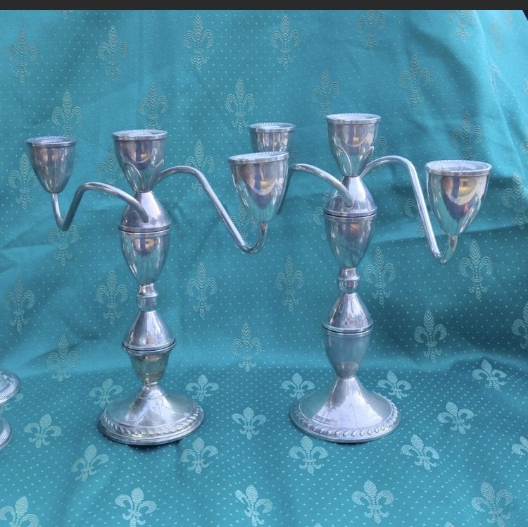 Sterling Silver Candelabra