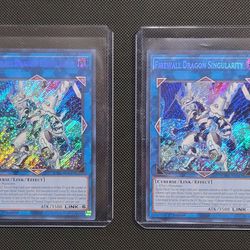 Yugioh! Firewall Dragon Singularity 2 Card Lot  Secret Rare - 1st Edition NM