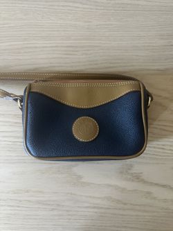 Toledano Cross Body Bag Dark Blue & Tan