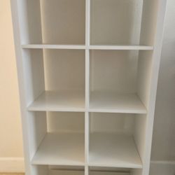 Ikea Kallax Eight-Cube Storage Organizer In Fair Condition 