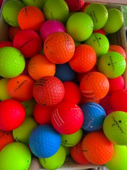 Maxfli matte color golf balls $10 for 15 balls