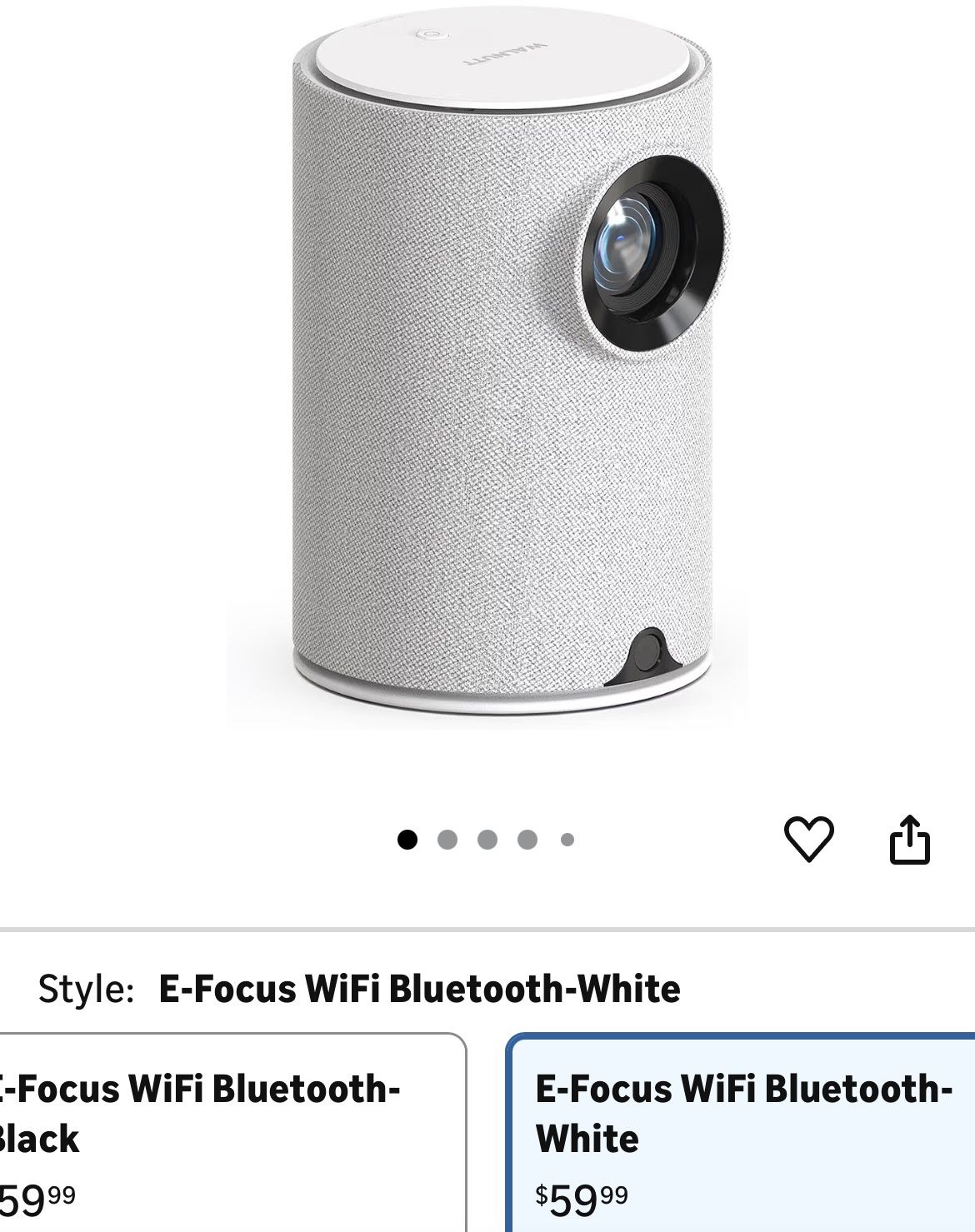 🆕 In 📦 2025Upgraded Portable Mini Projector with Wifi&Bluetooth,Electric Focus1080P4️⃣0️⃣0️⃣ANSI Movie,Auto Keystone Proyector Compatible with Smart
