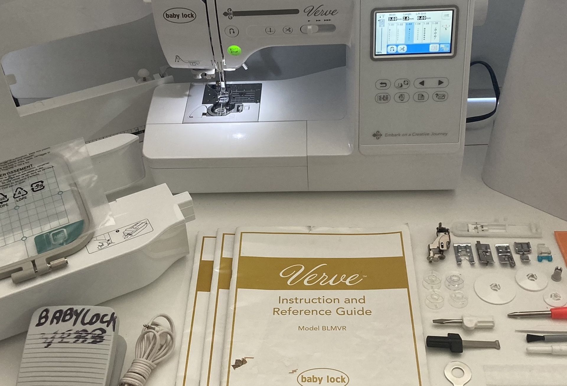 Baby Lock Verve Sewing And Embroidery Machine