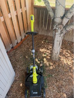RYOBIONE+ 18V 12 in. Cordless Battery 3-in-1 Mower, String Trimmer, and Edger (Tool Only)