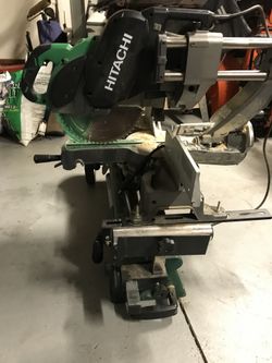 Hitachi Miter Saw And Stand 