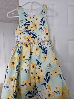 Vestido  y saco corto de niña size 10