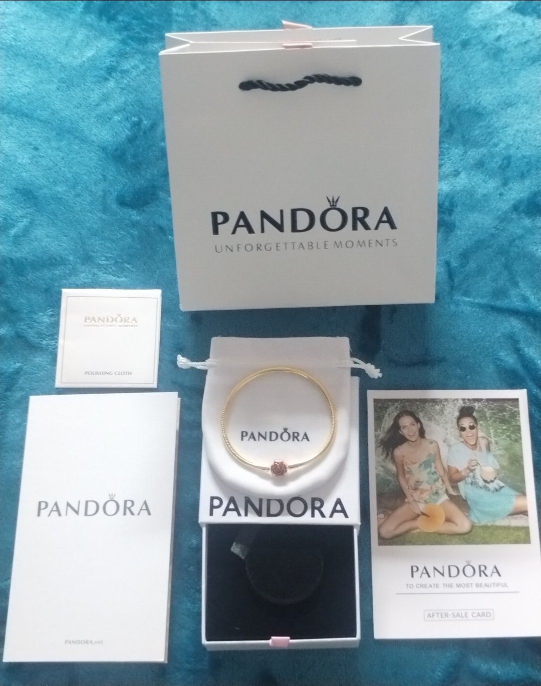 PANDORA GOLD ROSE BRACELET PREMIUM