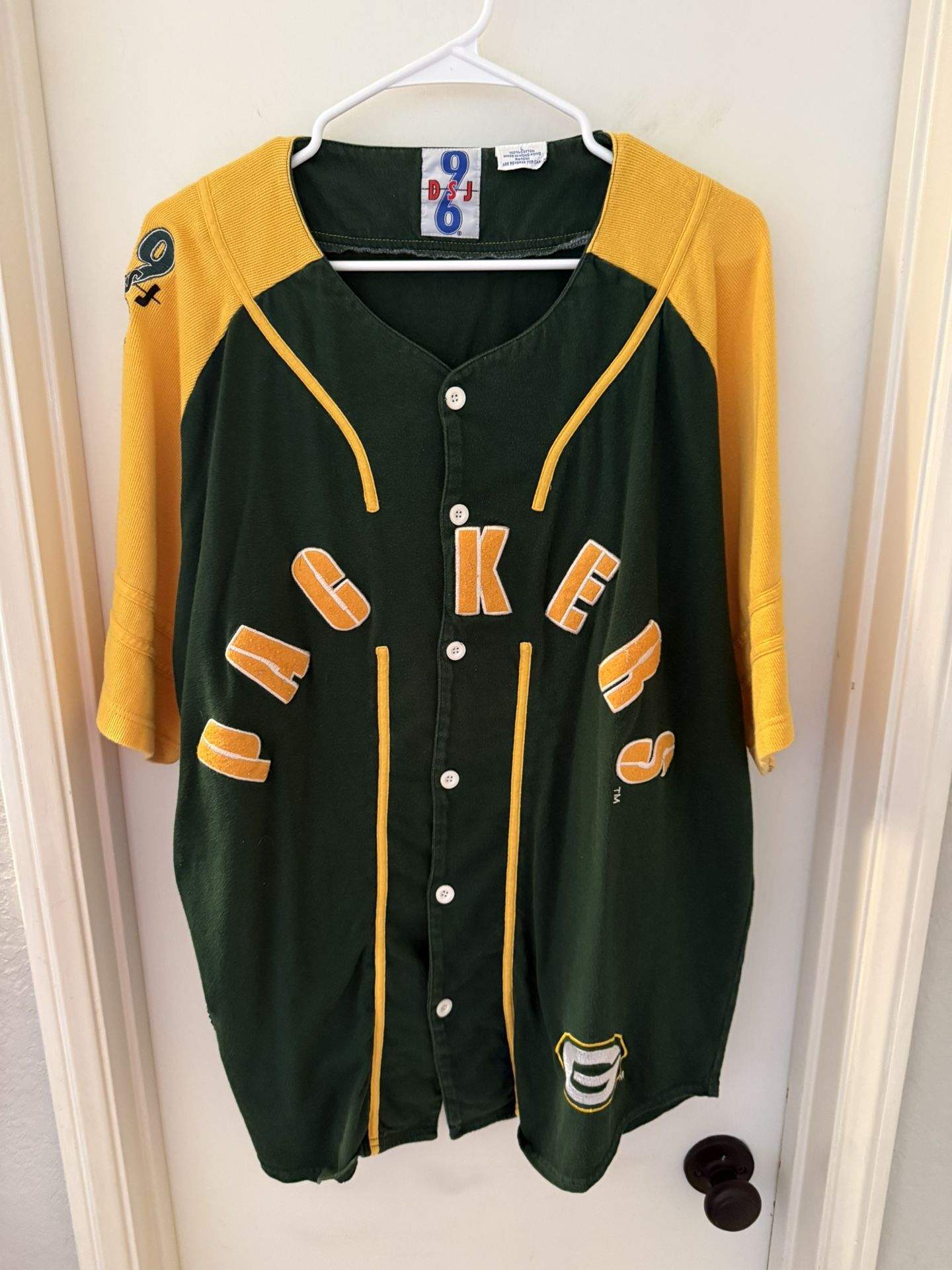 Green Bay Packers Vintage Jersey Baseball style