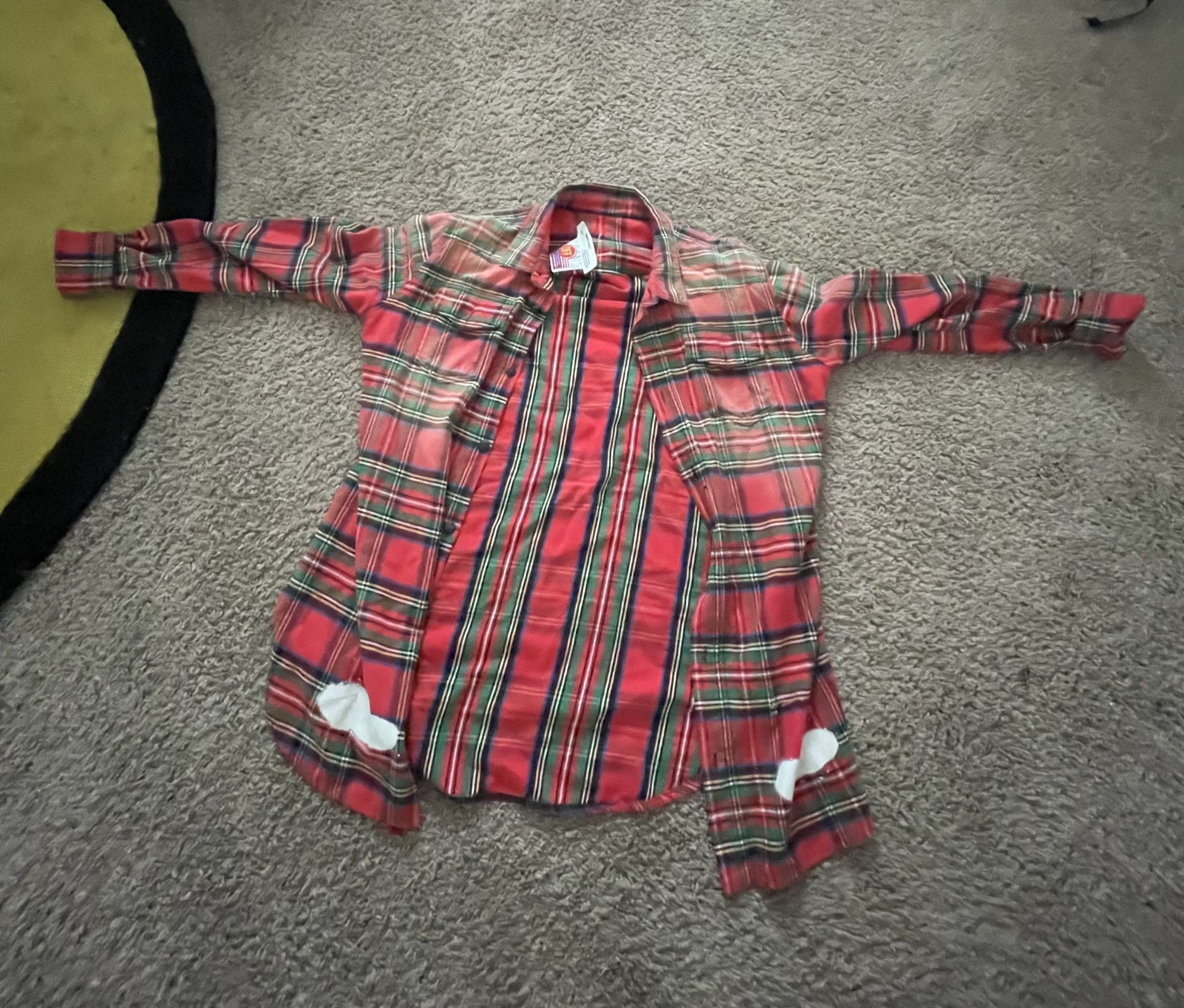 OFF WHITE FLANNEL JACKET