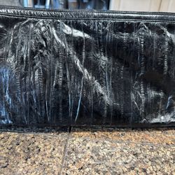 Genuine Eel Skin Clutch Purse