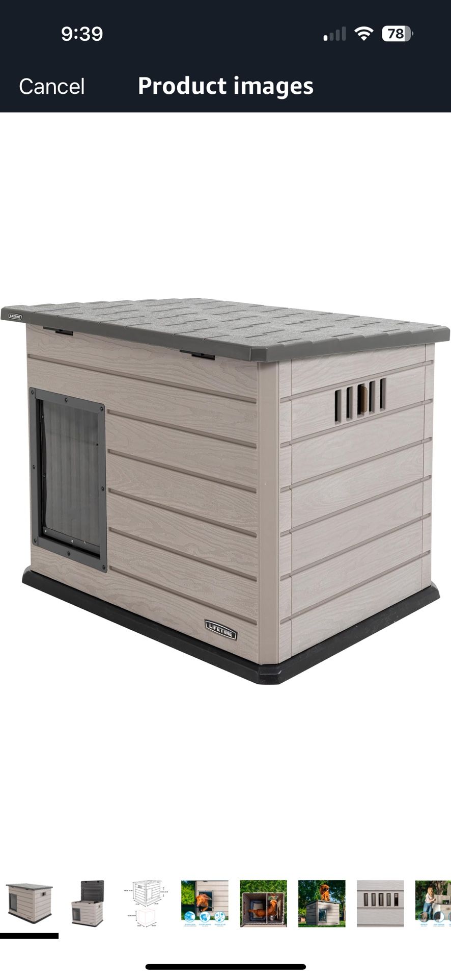 Lifetime Deluxe Dog house For Large Dogs