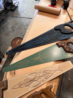 Pinstriped Hand saws