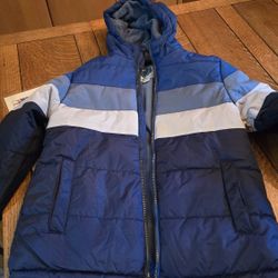 Free  "NEW"  Boys Coat  Size 10-12