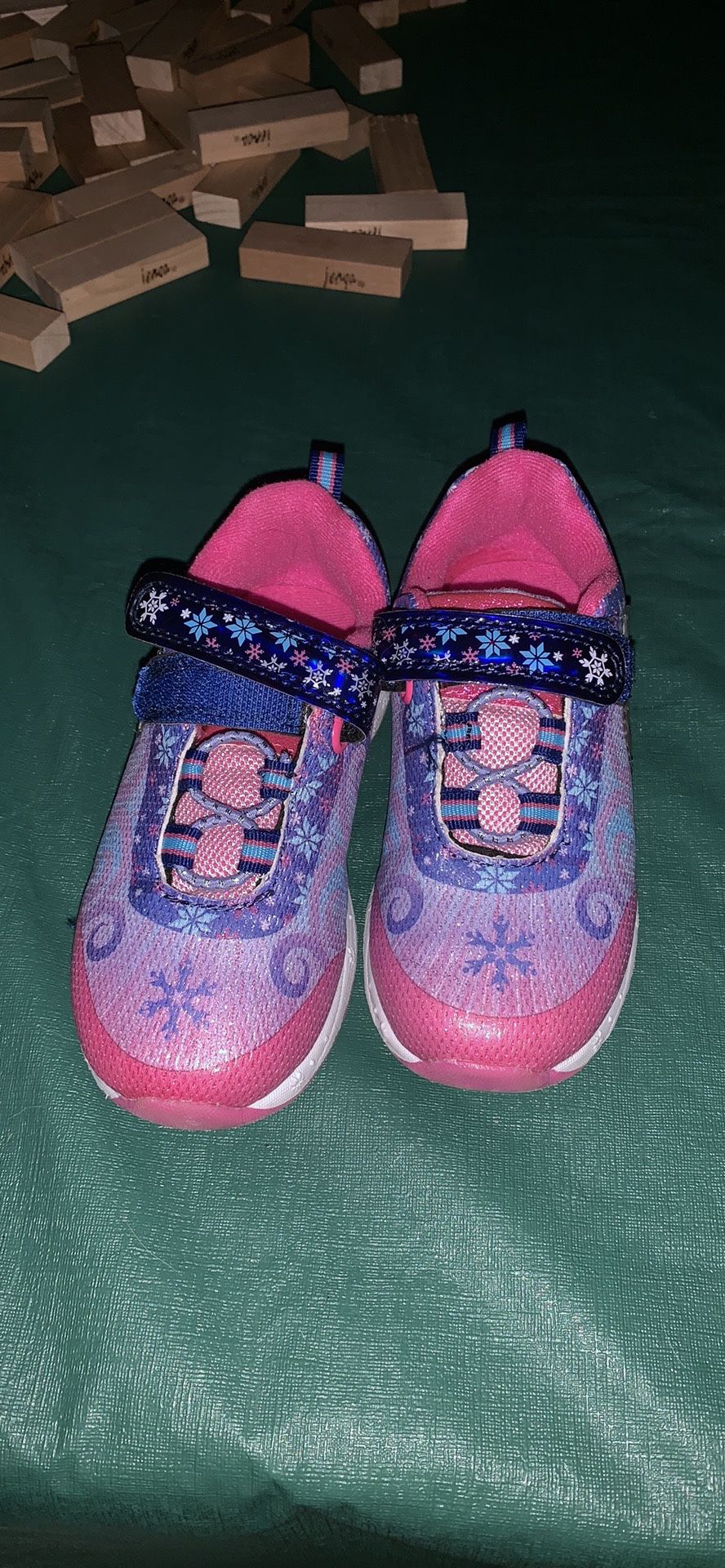 Disney Frozen Elsa Anna fashion sneakers shoes size 10