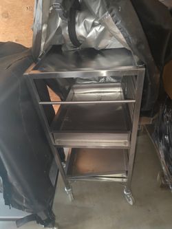 Ikea stainless steel kitchen cart- OBO