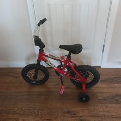 Boys Bike With Training Wheels