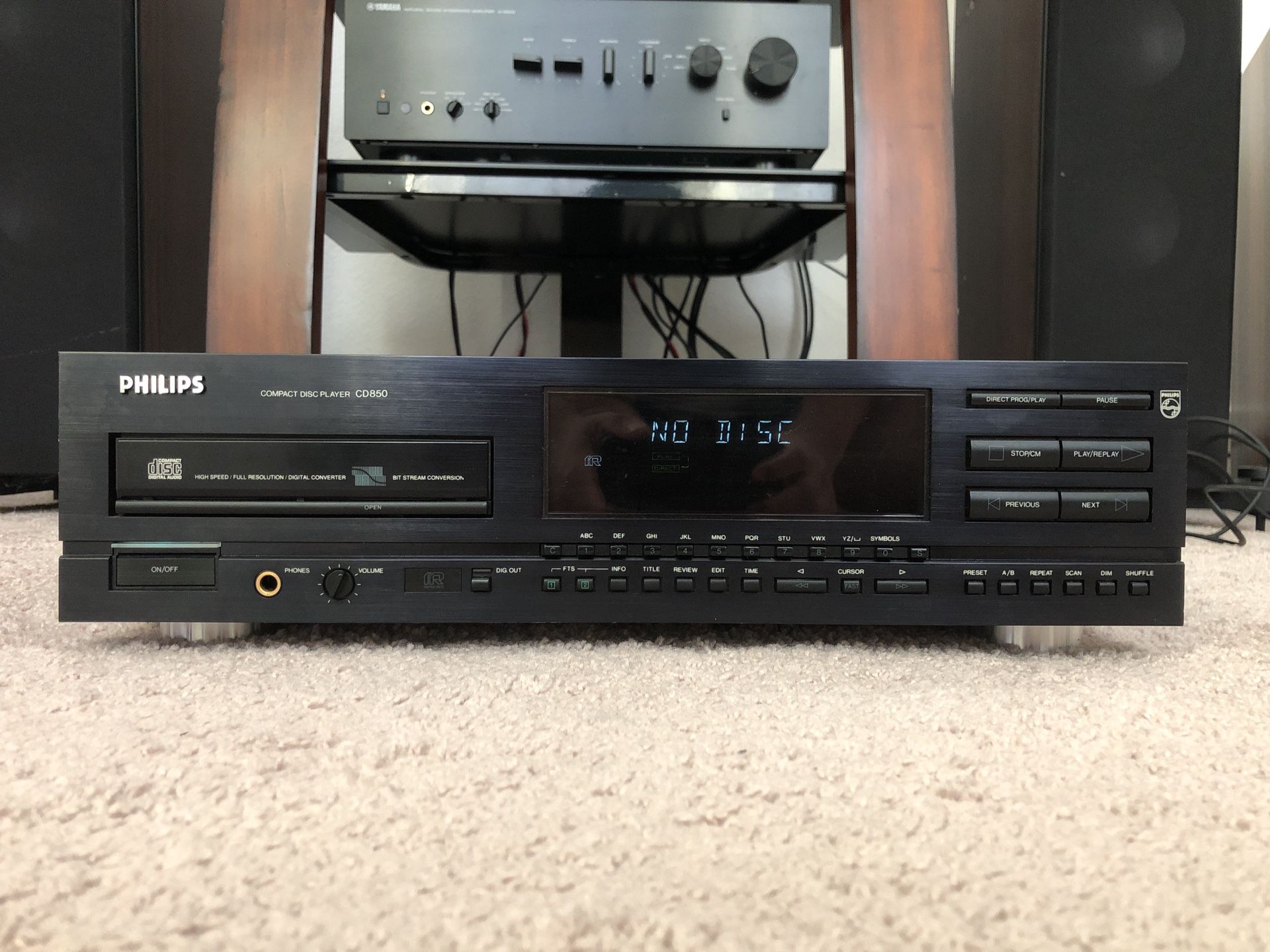Philips CD850 CD player (parts)