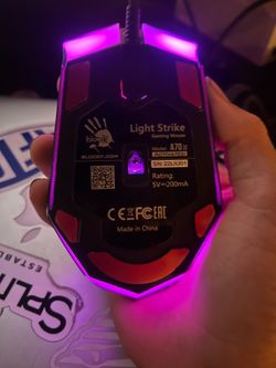 Light strike gaming mouse