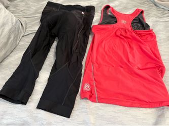 Women’s  bike shorts and tank top