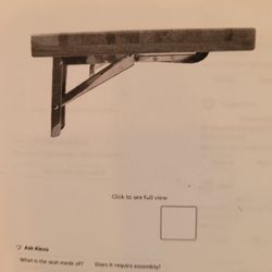 Shower Bench, Foldable Teak Wood