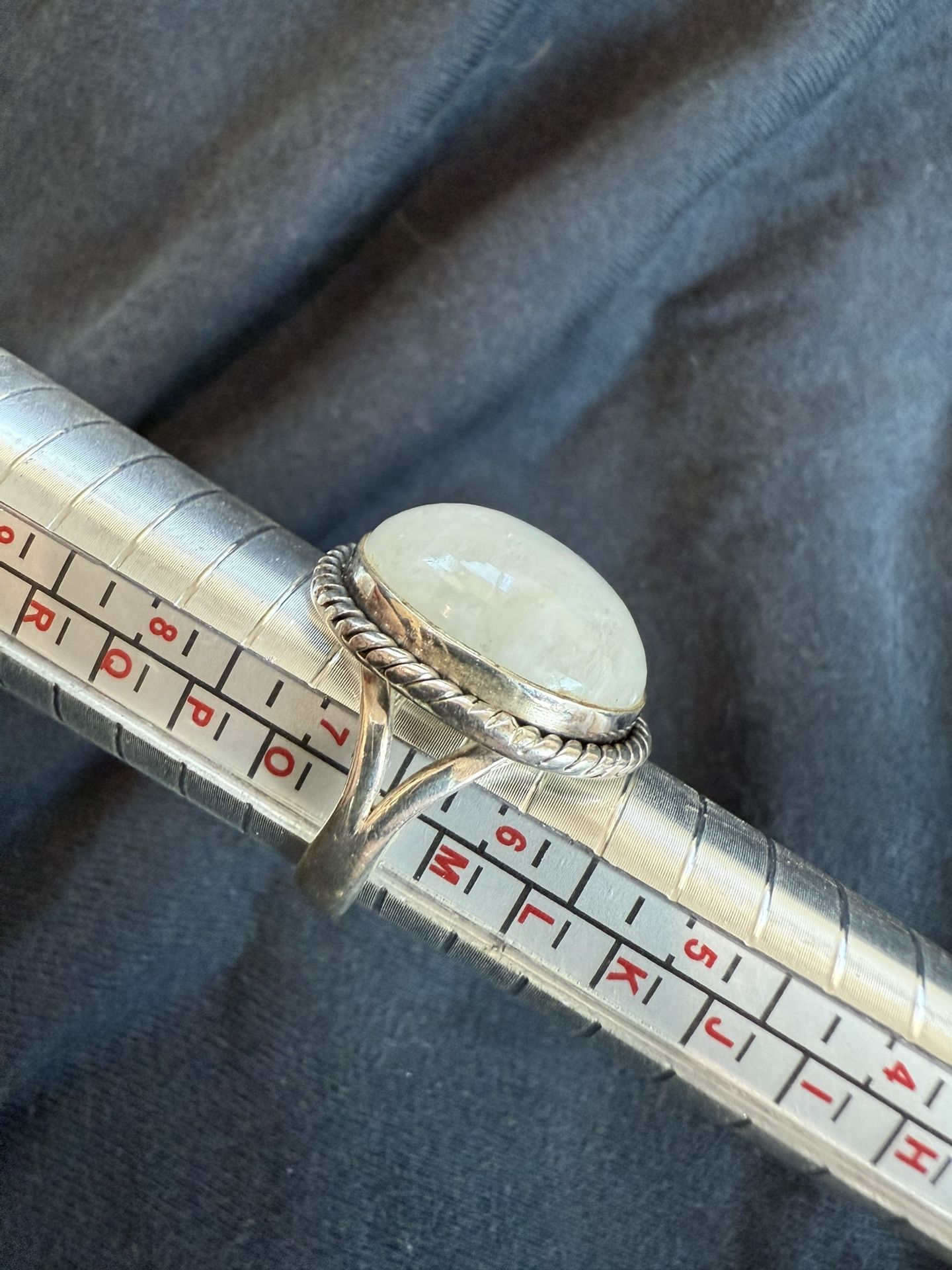 Rainbow Moonstone Ring Size (6.5) usually sells over $100
