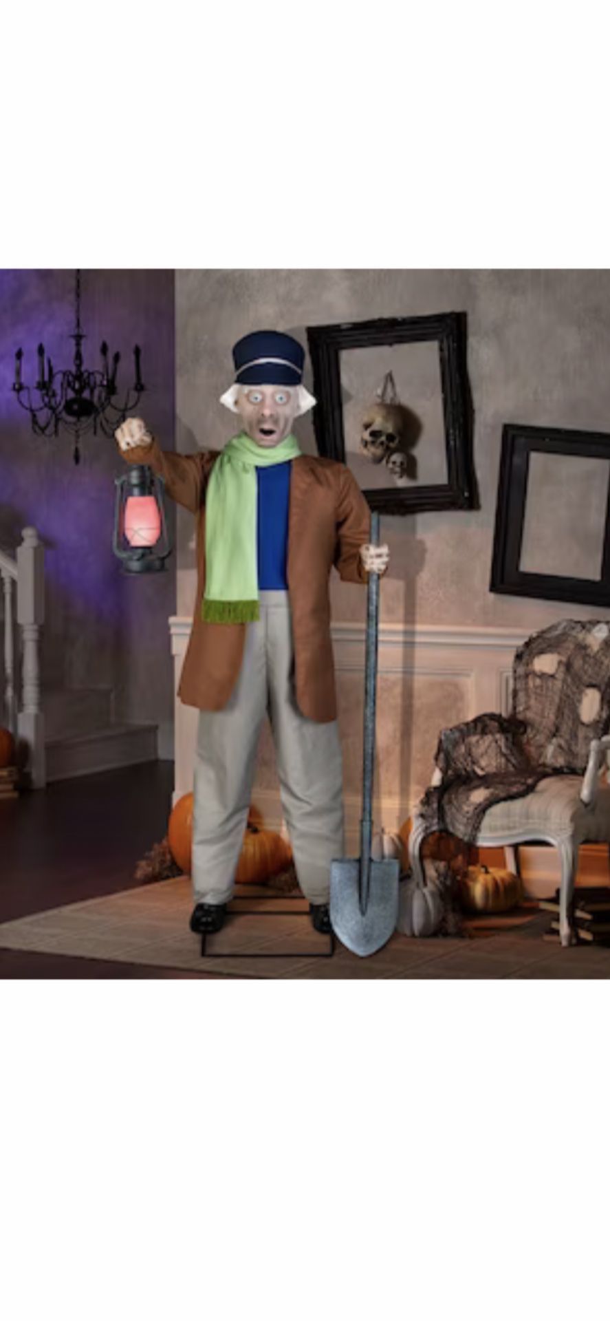 Disney Haunted Mansion 6-ft Lighted Animatronic ‘The Caretaker’