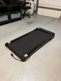 Portable walking pad with incline