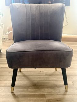 Beautiful Gray Chair Good Conditions