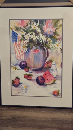 Original Sue Hunter watercolor