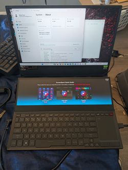 Asus ROG DUO 15 with ryzen 9 5900HX 3.3GHZ 32gb of ram,RTX 3080 16gb vram 1TB SSD