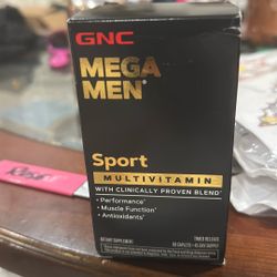 GNC MEGA MEN® SPORT MULTIVITAMIN: WITH CLINICALLY PROVEN BLEND^
