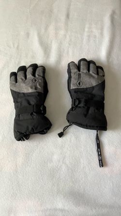 Tough Winter Snow Gloves Black Gray
