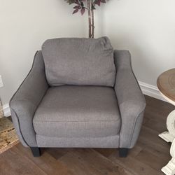 2 Grey Accent Chairs Bran New