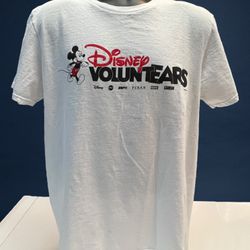 Disney VoluntEARS Team of Heroes T-Shirt Size L | Rare Mickey Limited Edition Anvil Tag